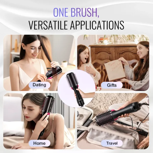 VEVOR Hair Blow Dryer Brush Ionic Hair Dryer and Styler with 2.95" Oval Barrel - Image 5