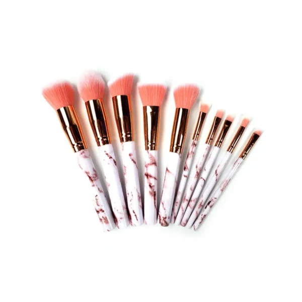 La Canica 10 In 1 Makeup Brush Set With Travel Friendly Container - Image 2