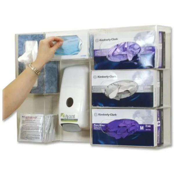 Cottage Deluxe Professional Protection Station - 16.7" Height x 23.8" Width x 4.8" Depth - Clear - Acrylic - 1 Each - Image 3