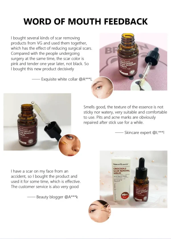 Face Spot Remover & Skin Repair Serum Acne, Keloid & Scar Healing Treatment (1.02 fl oz) - Image 4