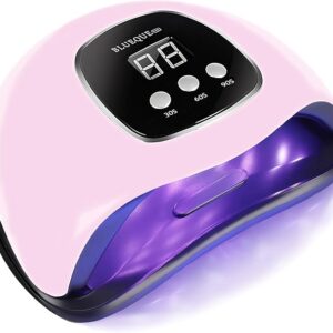 48W UV LED Nail Lamp – Fast & Portable Gel Nail Dryer with Smart Sensor & Timer