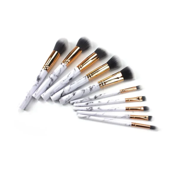 La Canica 10 In 1 Makeup Brush Set With Travel Friendly Container - Image 7