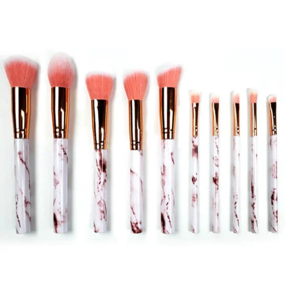 La Canica 10 In 1 Makeup Brush Set With Travel Friendly Container - Image 8